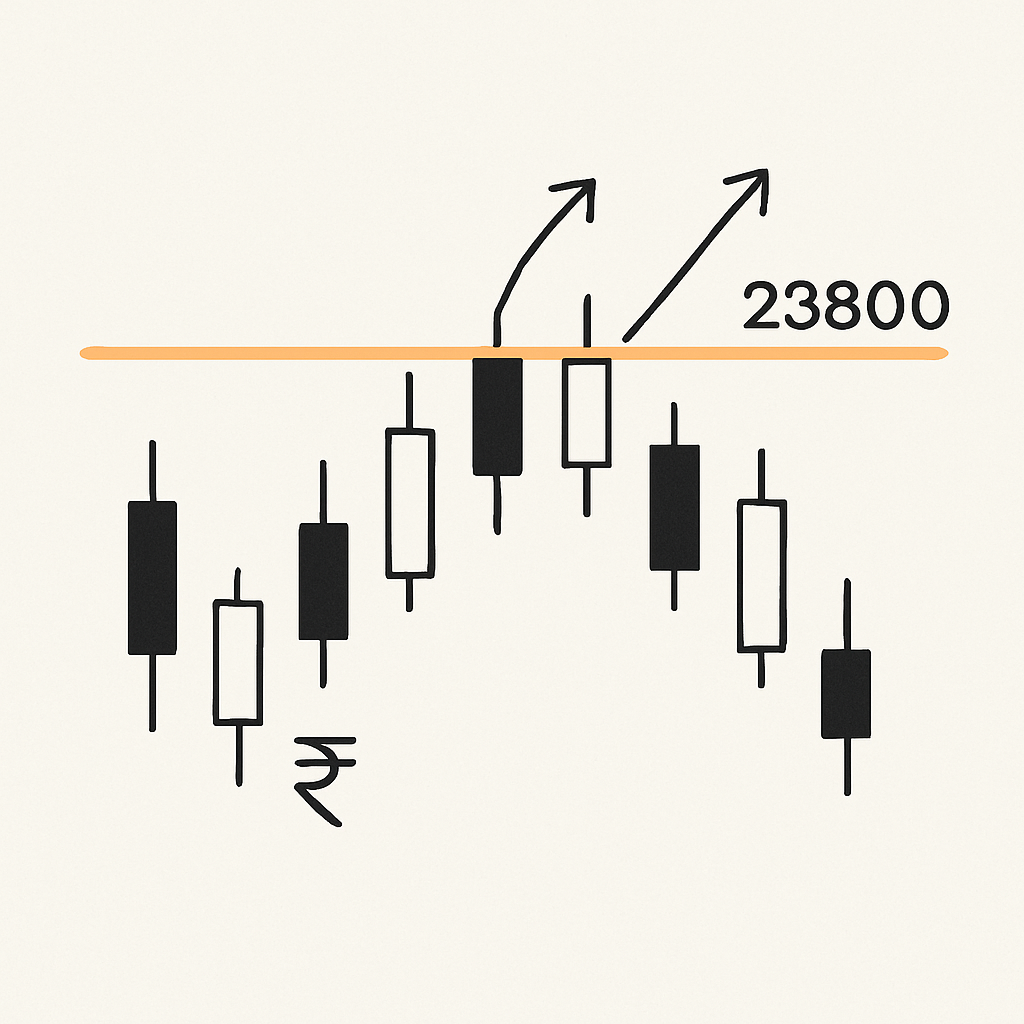 Why Nifty’s 23,800 Resistance Level Could Make or Break Your Market Gains Today explained