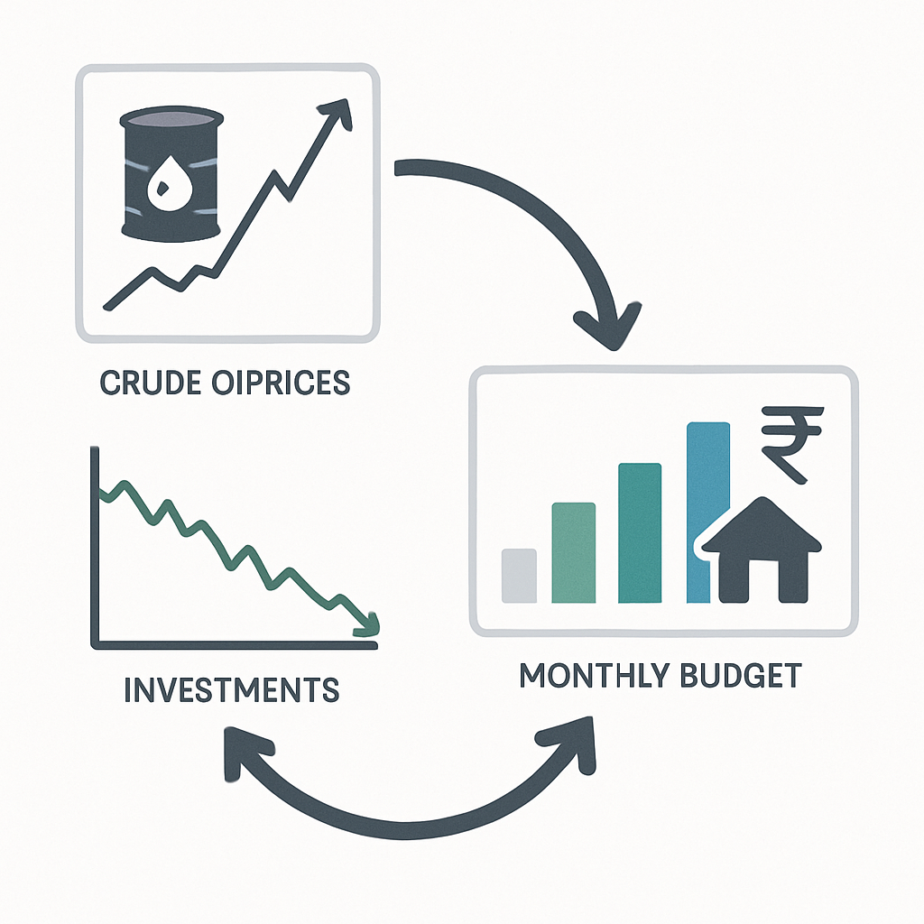 Rising Crude Prices and Market Turmoil: What It Means for Your Investments and Monthly Budget explained